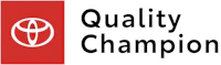 the toyota quality champion logo