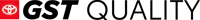 the toyota logo on a black background